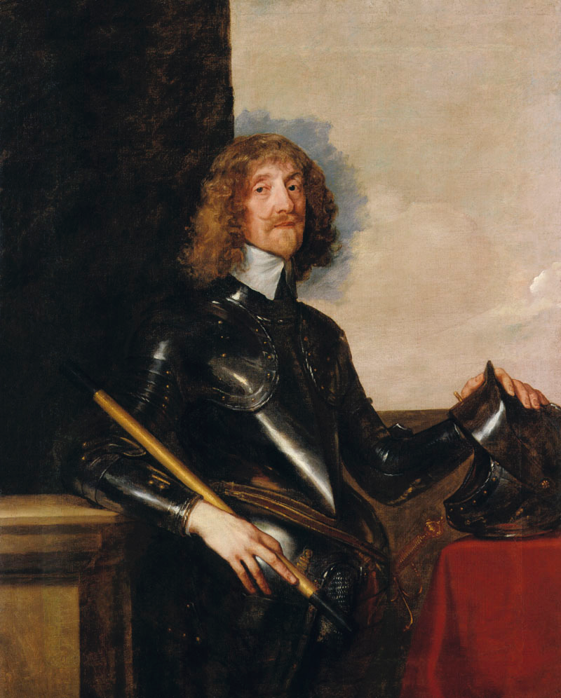Edmund Verney, vintage artwork by Anthony van Dyck, 12x8" (A4) Poster