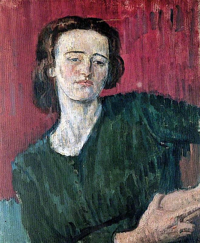 Clare Winsten, vintage artwork by Isaac Rosenberg, 12x8" (A4) Poster