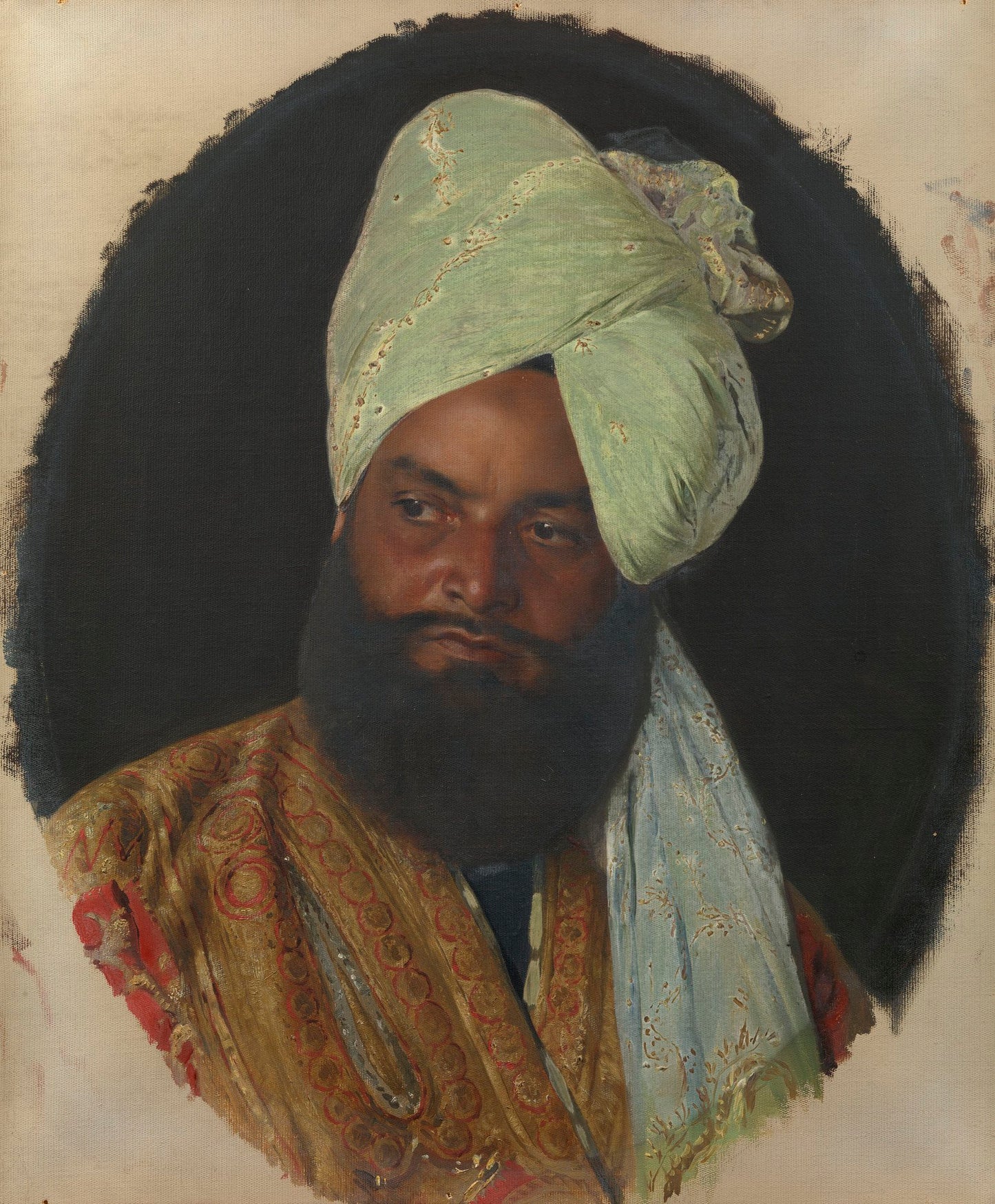 Mirza Yusuf Beg, vintage artwork by Rudolph Swoboda, A3 (16x12") Poster Print