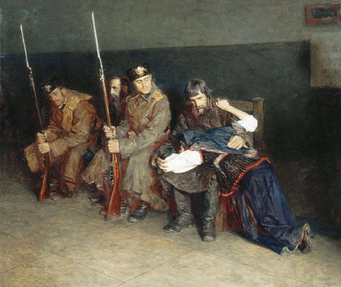 rridor of the District Court by Nikolai Alekseevich Kasatkin,A3(16x12")Poster