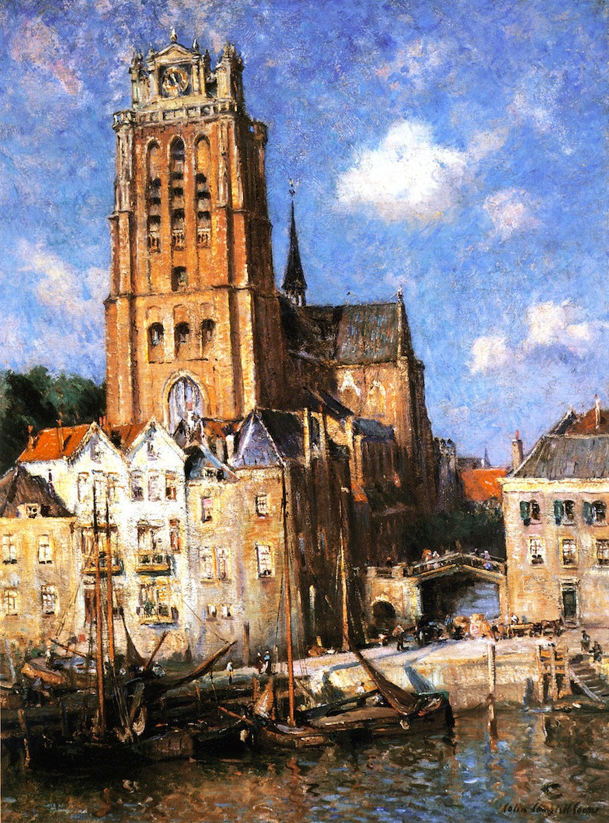 Dordrecht Hartor by Colin Campbell Cooper,A3(16x12")Poster
