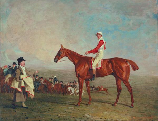 Sam with Sam Chifney, Jr., Up, vintage artwork by Benjamin Marshall, 12x8" (A4) Poster