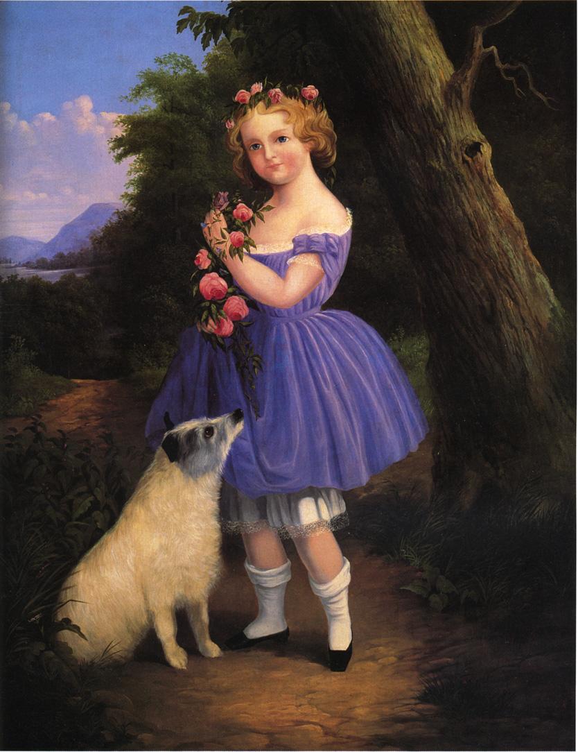 Lizzie Neigh Wier, vintage artwork by William Charles Anthony Frerichs, 12x8" (A4) Poster