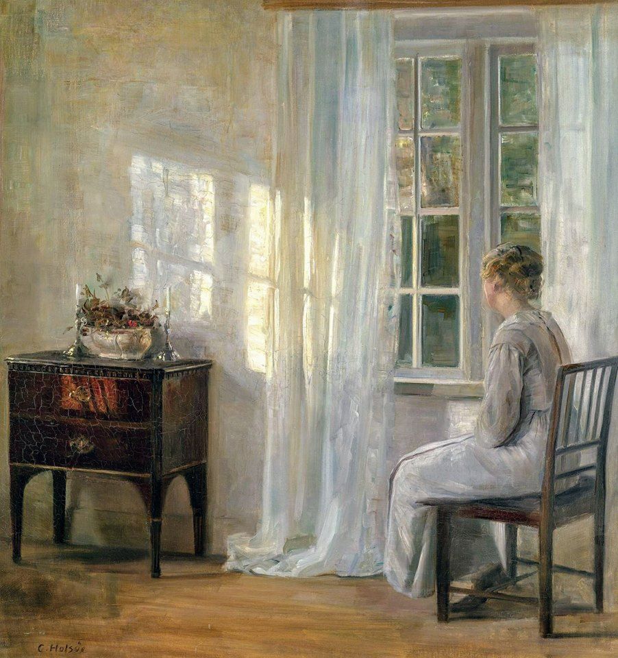 Interior, light of spring by Carl Vilhelm Holsoe,A3(16x12")Poster