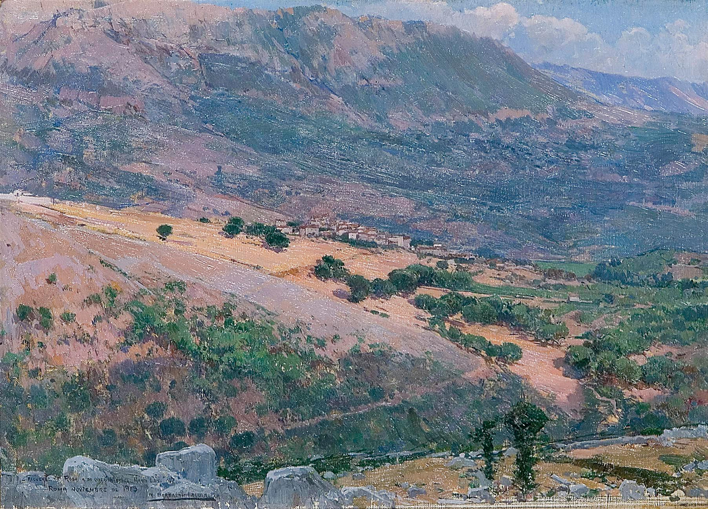 Roman Landscape by Mariano Barbasan Lagueruela,A3(16x12")Poster