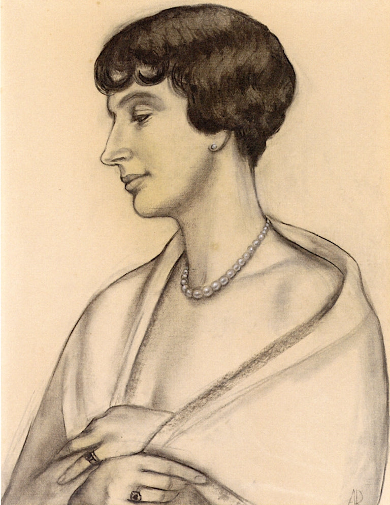 Portrait of Magdalena Scharlach by Anita Rée,16x12(A3) Poster