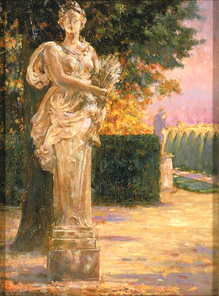 Terminal Figure of Ceres, vintage artwork by James Carroll Beckwith, 12x8" (A4) Poster
