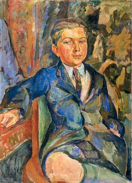 The Artist's Son, Apollon, vintage artwork by Aristarkh Lentulov, 12x8" (A4) Poster