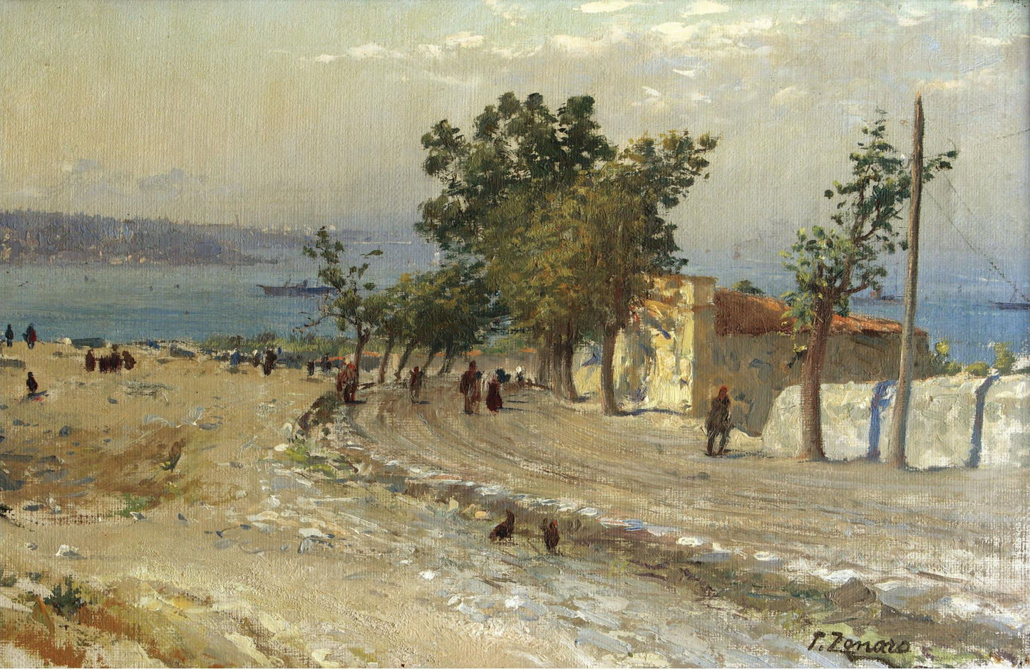 Nisantasi, Constantinople by Fausto Zonaro,A3(16x12")Poster