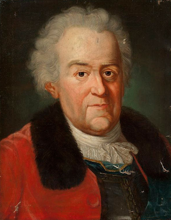 Stanisław Paniatowski, vintage artwork by Marcello Bacciarelli, 12x8" (A4) Poster