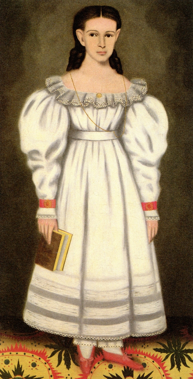 Mary Werner Bangs, vintage artwork by Erastus Salisbury Field, A3 (16x12") Poster Print