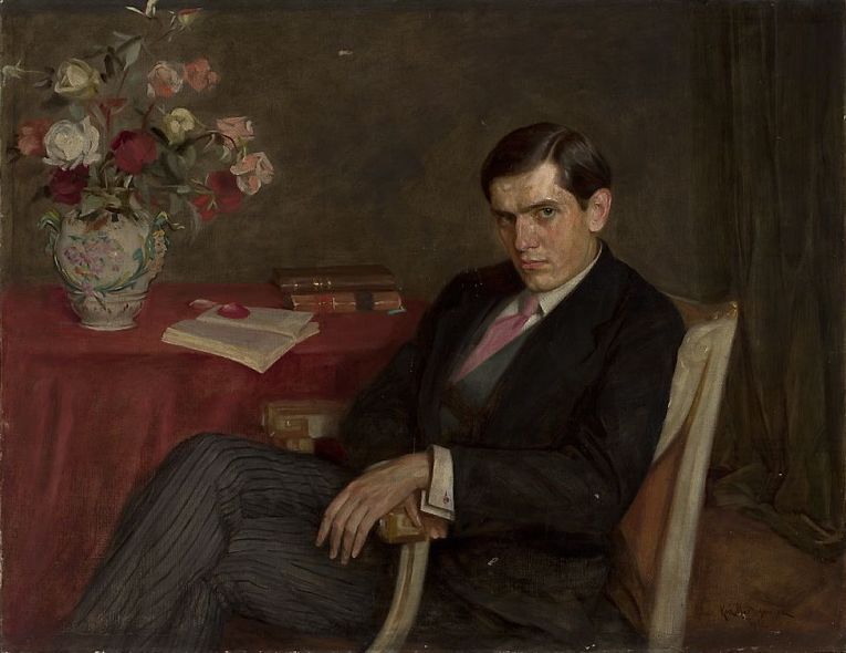 Portrait of Boless‚aw Malinowski by Kazimierz Mordasewicz,A3(16x12")Poster