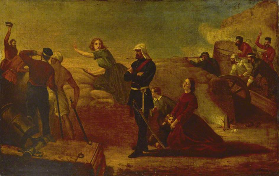 Highland Jessie, vintage artwork by Frederick Goodall, A3 (16x12") Poster Print