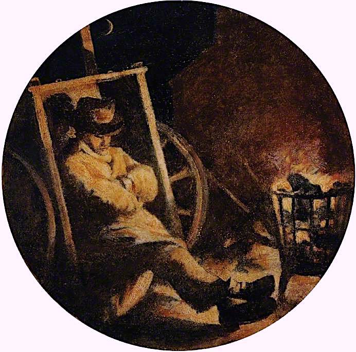 The Watchman, vintage artwork by Godfrey Sykes, 12x8" (A4) Poster