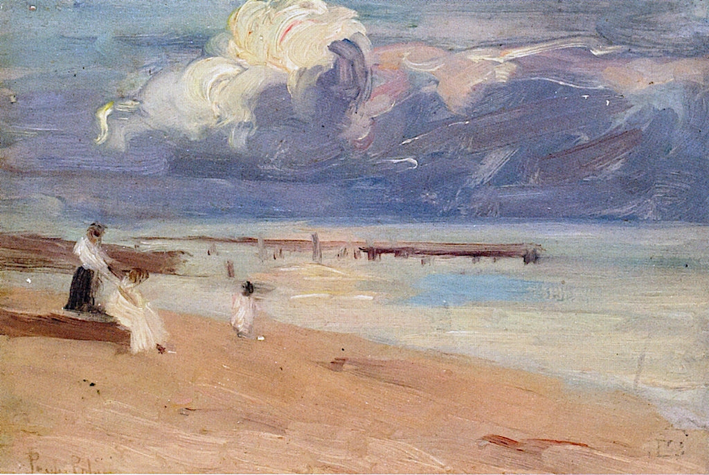 At the Beach by Pauline Lennards Palmer,A3(16x12")Poster