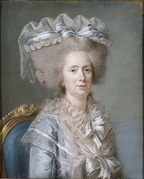 Marie Adelaïde de France, vintage artwork by Adelaïde Labille-Guiard, 12x8" (A4) Poster