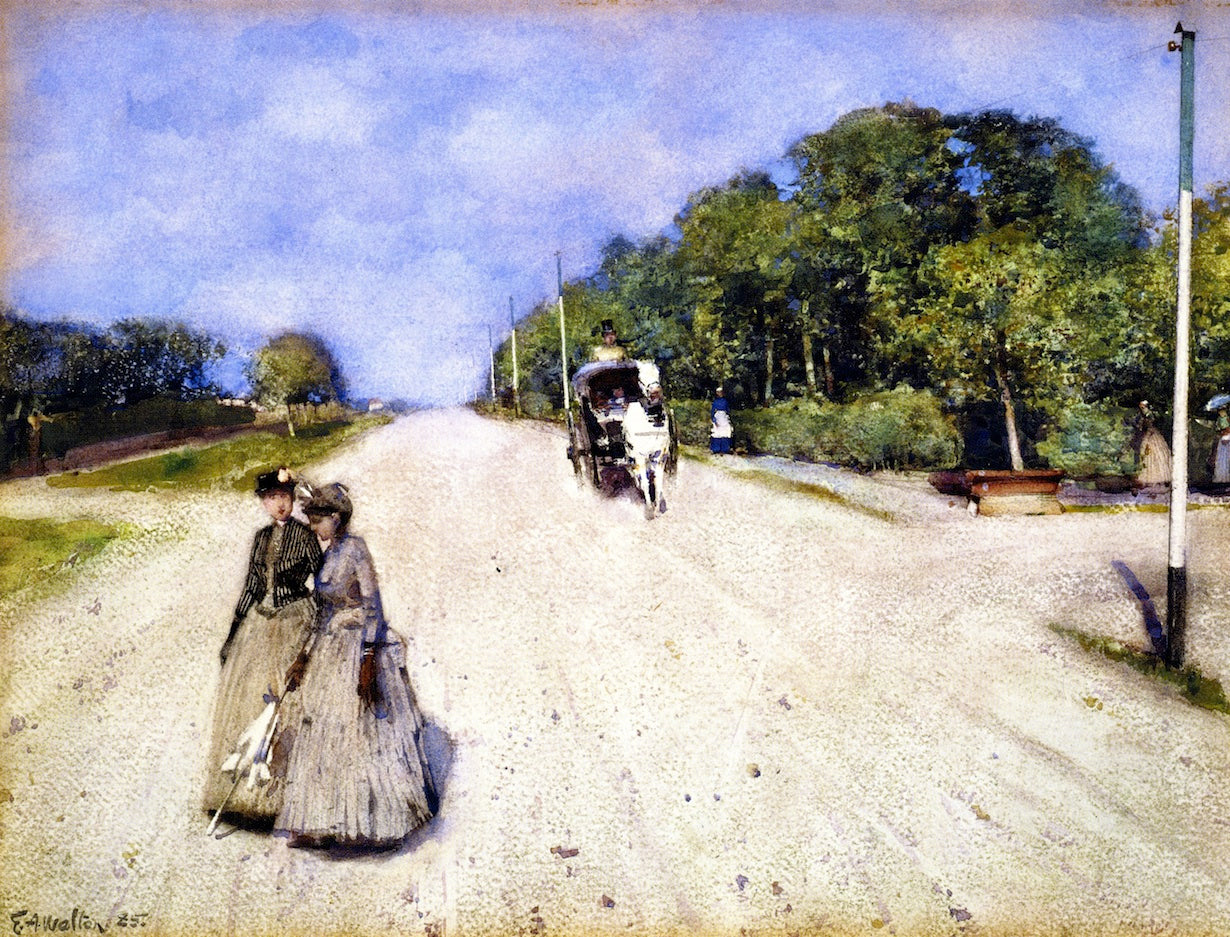 En Plein Air, vintage artwork by Edward Arthur Walton, R.S.A., P.R.S.W., 12x8" (A4) Poster