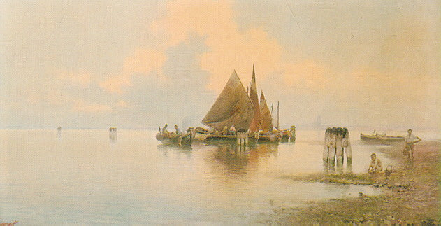 Venetian Lagoon by Albert Prosdocimi,A3(16x12")Poster