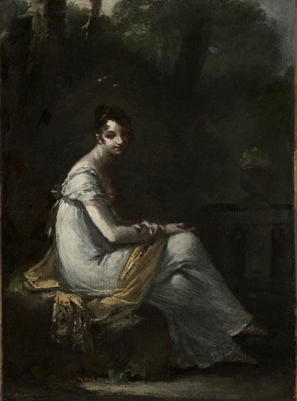 Mme. Dufresne, vintage artwork by Pierre-Paul Prud'hon, 12x8" (A4) Poster