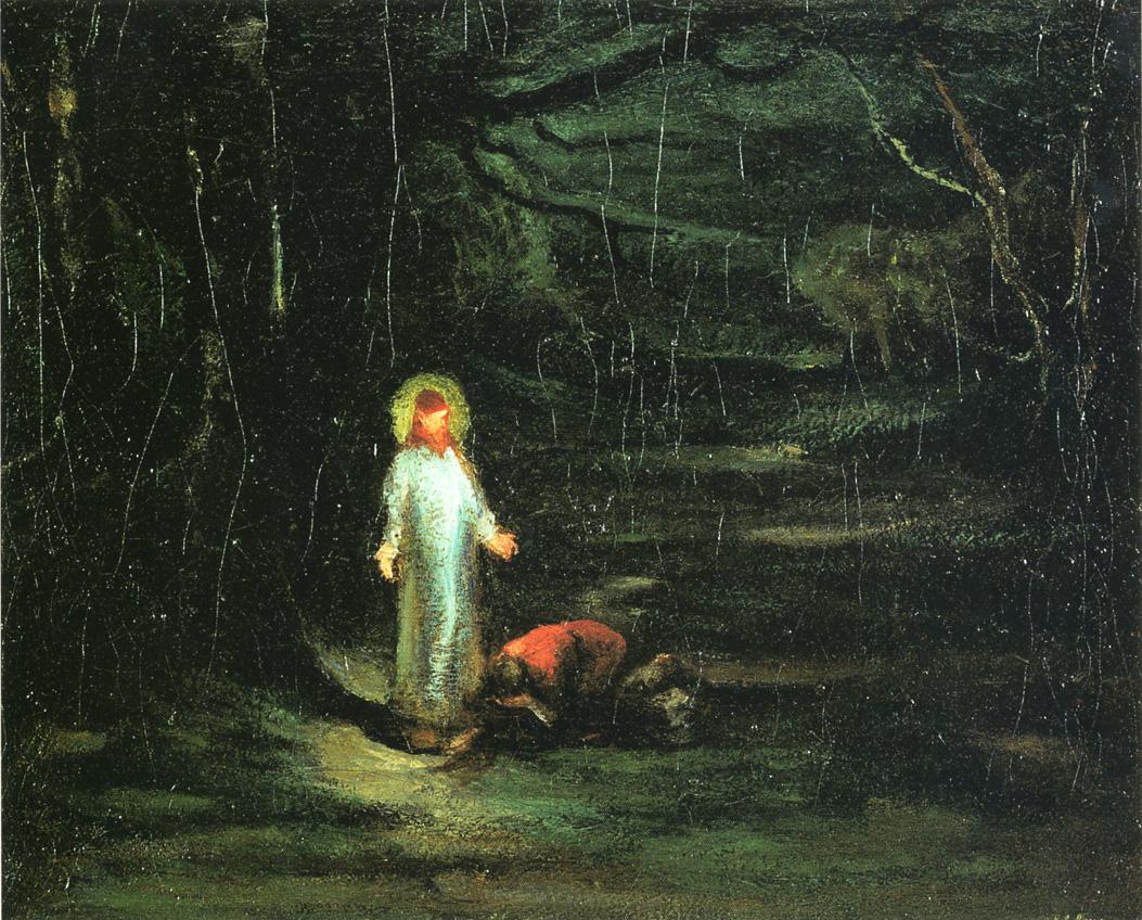 Rabboni, vintage artwork by Robert Loftin Newman, 12x8" (A4) Poster