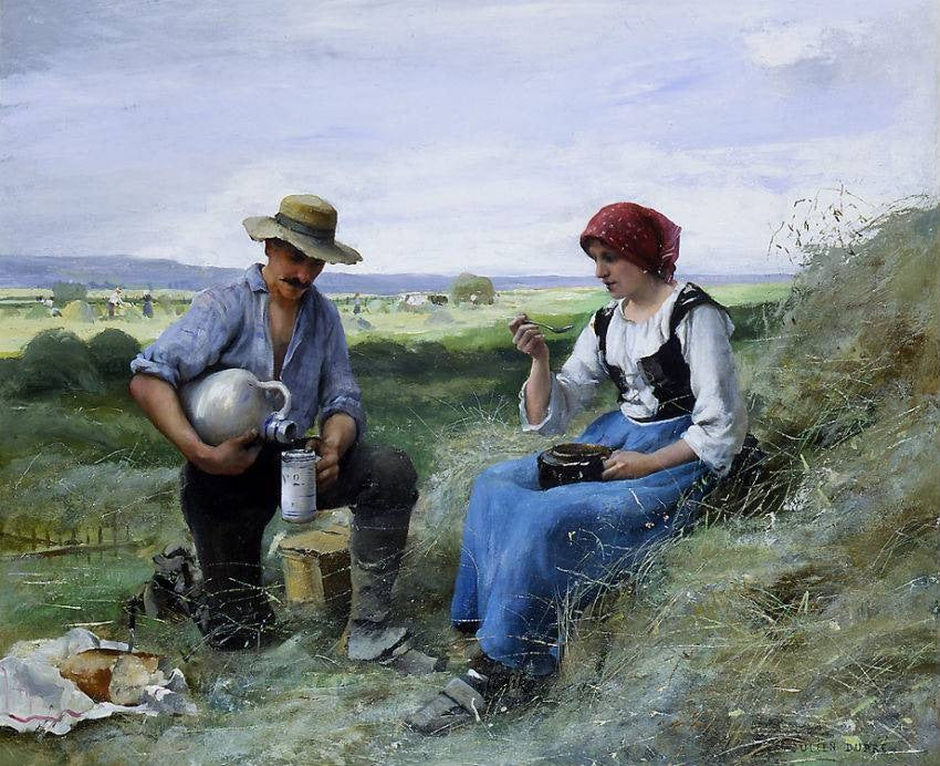 The Haymakers' Lunch by Julien Dupre,A3(16x12")Poster