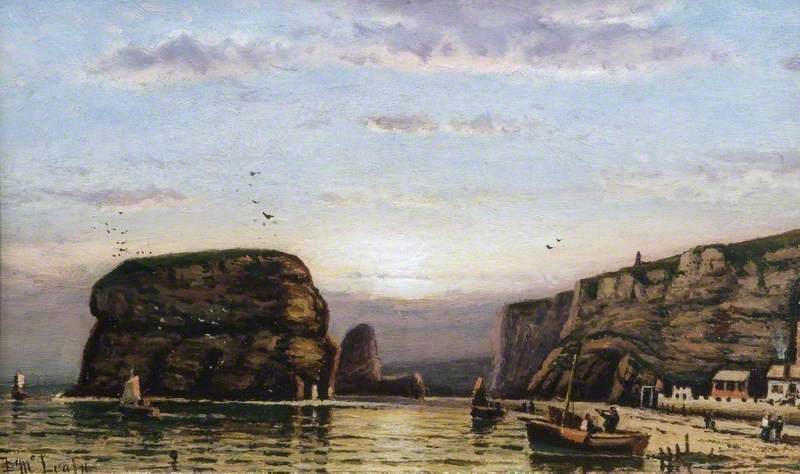 Marsden Bay, vintage artwork by Duncan Fraser McLea, 12x8" (A4) Poster