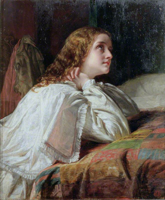 Supplication, vintage artwork by Alfred Elmore, A3 (16x12") Poster Print