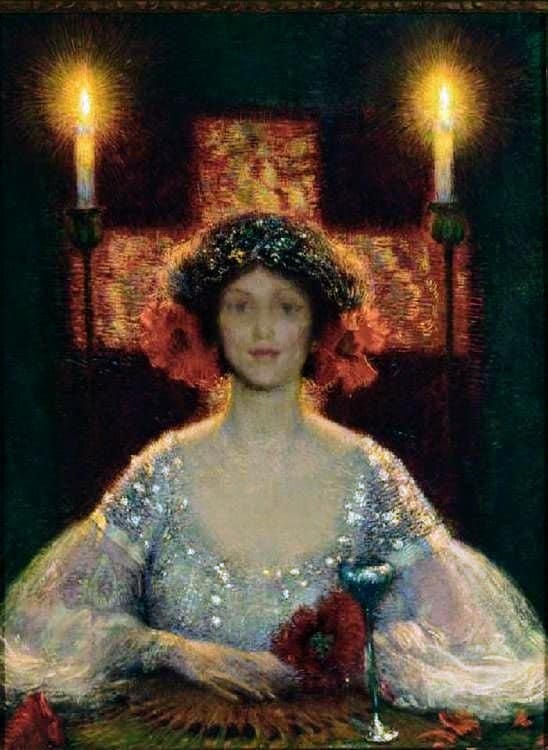 ah Bernhardt as La Princesse Lointaine by Philip Leslie Hale,A3(16x12")Poster
