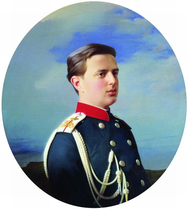 Portrait of Grand Duke Vladimir, vintage artwork by Sergei Zaryanko, A3 (16x12") Poster Print