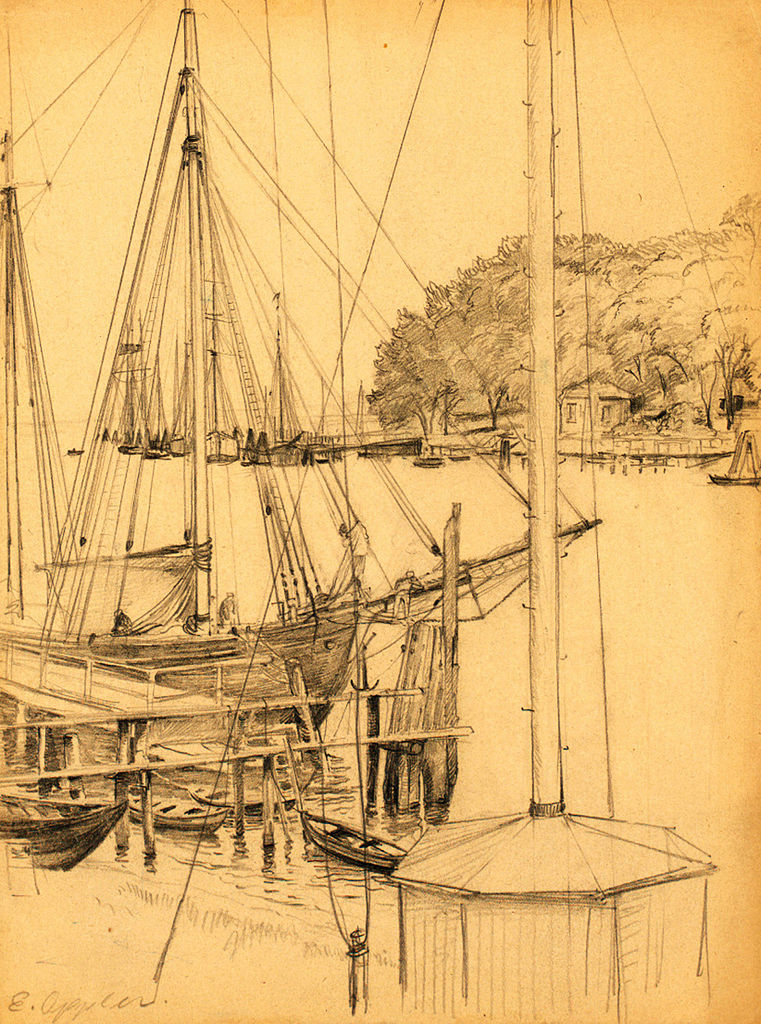 Wannsee by Ernst Oppler,A3(16x12")Poster