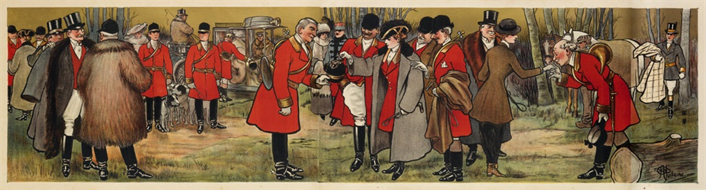 The Honours, vintage artwork by Albert Guillaume, 12x8" (A4) Poster