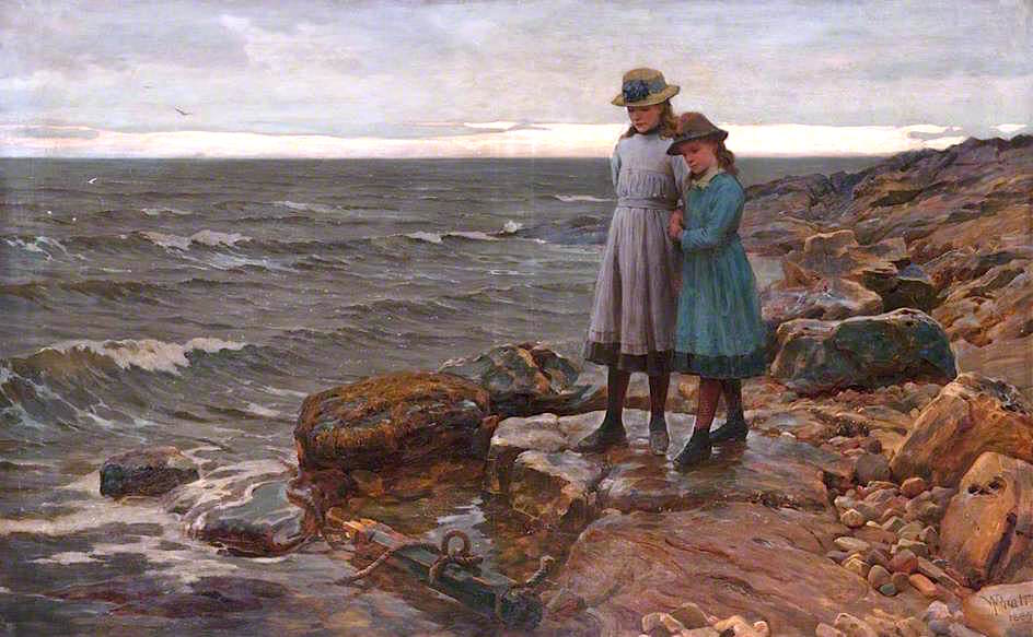 Relic of the Storm, vintage artwork by William Pratt, 12x8" (A4) Poster