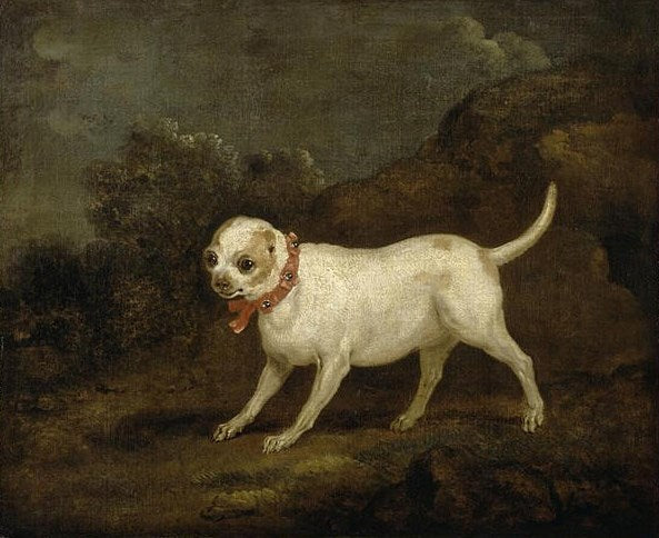 Carlin in the Countryside, vintage artwork by Jean-Baptiste Oudry, 12x8" (A4) Poster