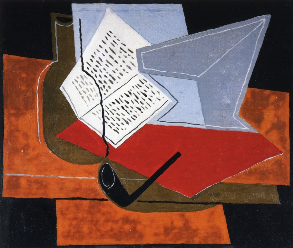 Bowl and Book by Juan Gris,16x12(A3) Poster