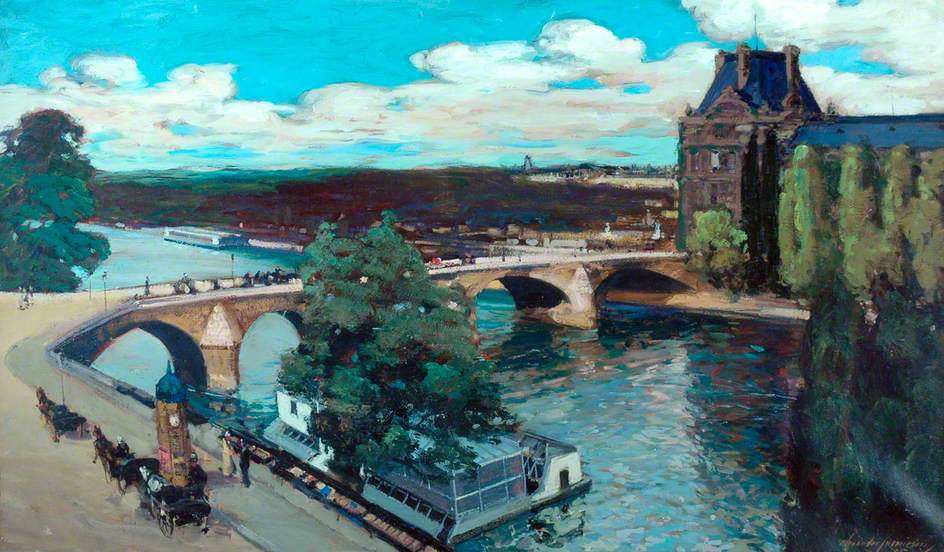 The Seine, Paris by Alexander Jamieson,16x12(A3) Poster