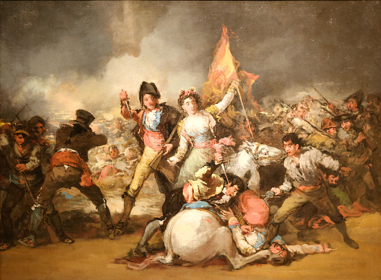 The Second of May 1808, vintage artwork by Eugenio Lucas Velazquez, A3 (16x12") Poster Print