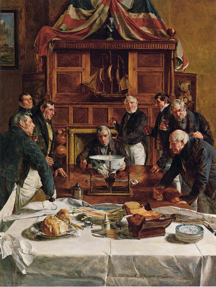 The Skipper's Birthday, vintage artwork by Walter Dendy Sadler, 12x8" (A4) Poster