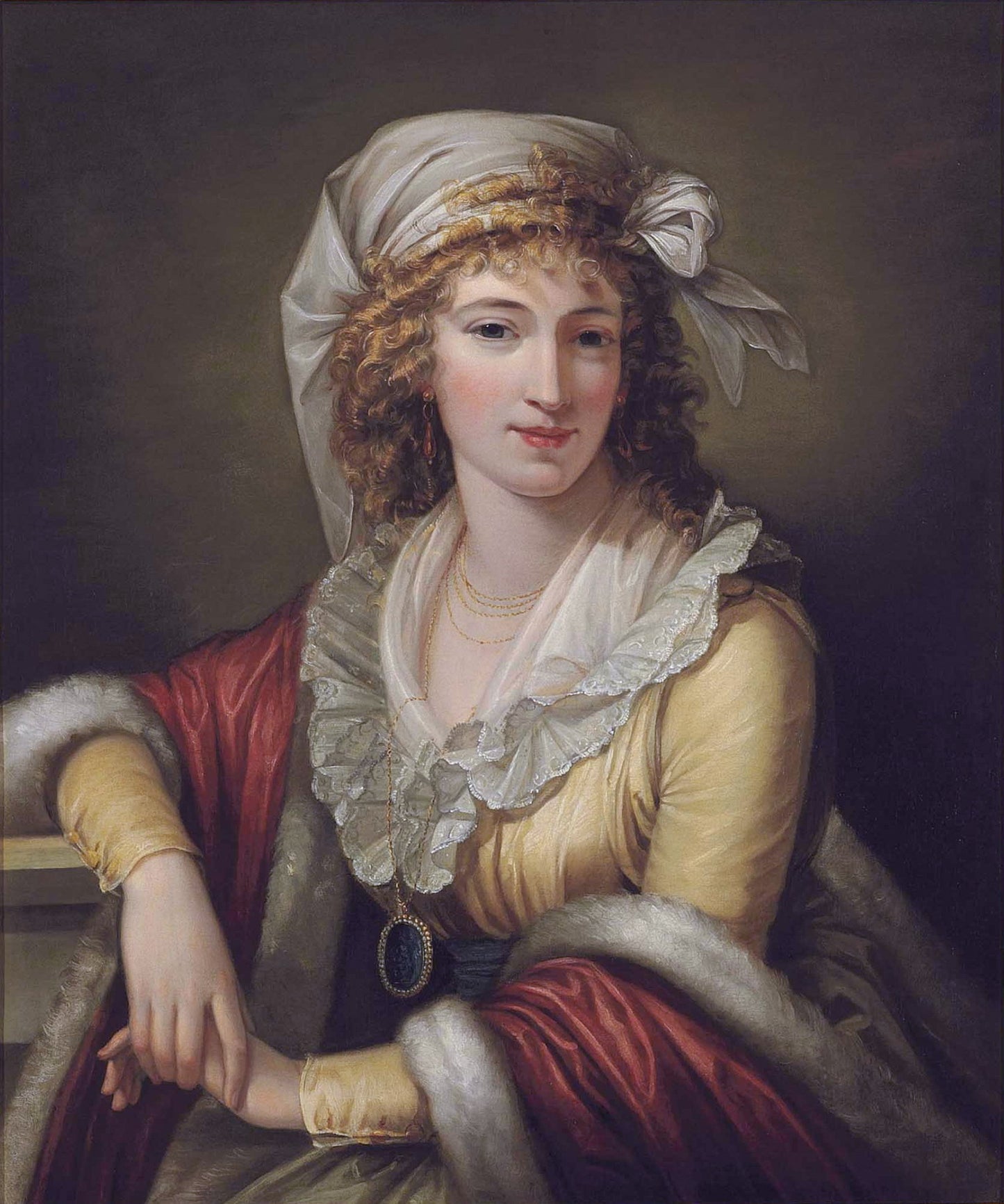 Anna Maria Aloisna Rosa Ferri, the Artist's Wife, vintage artwork by Robert Fagan, 12x8" (A4) Poster