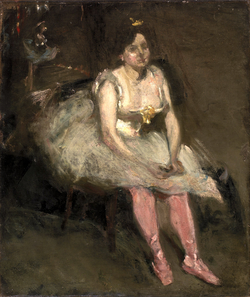 Ballerina, vintage artwork by Alice Pike Barney, 12x8" (A4) Poster