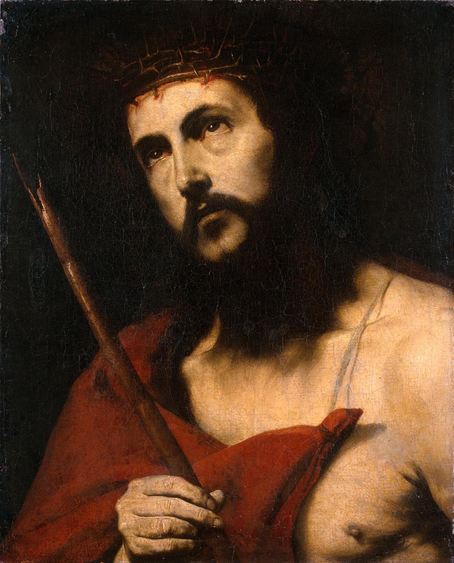 'Ecce Homo', vintage artwork by Jusepe de Ribera, 12x8" (A4) Poster