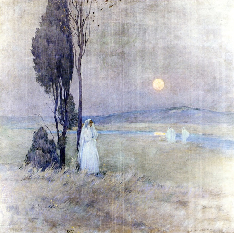 The Communicant by Henri Le Sidaner,A3(16x12")Poster
