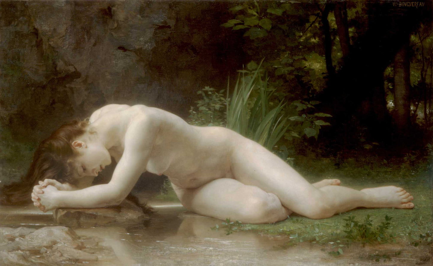 Biblis, vintage artwork by William Bouguereau, 12x8" (A4) Poster