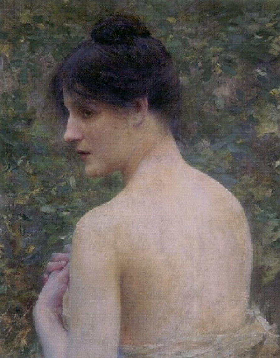 The Beauty, vintage artwork by Louis-Joseph-Raphael Collin, 12x8" (A4) Poster