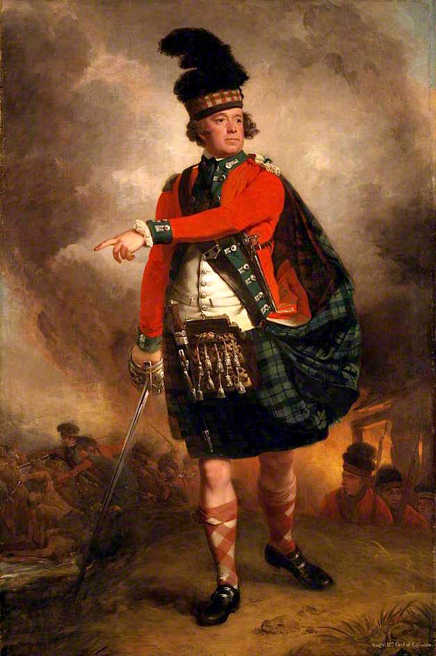 Hugh Montgomerie, 12th Earl of Eglinton, Soldier; Lord Lieutenant of Ayrshire, vintage artwork by John Singleton Copley, 12x8" (A4) Poster