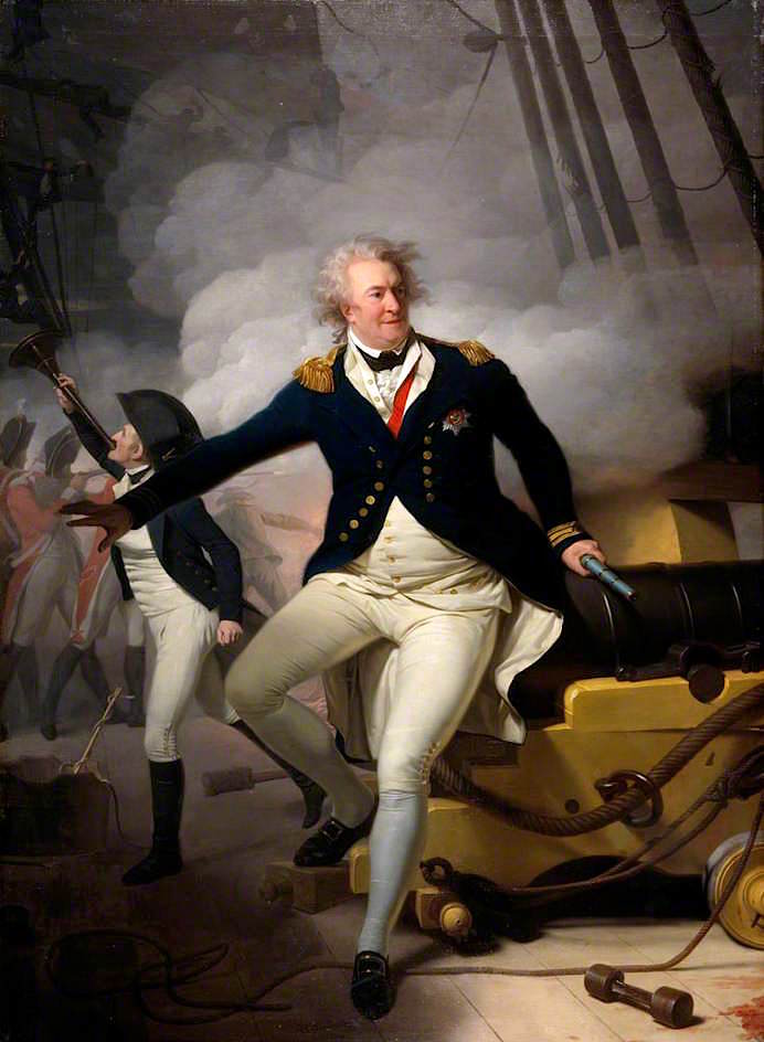 Adam Duncan, 1st Viscount Duncan of Camperdown, Admiral, vintage artwork by Henri-Pierre Danloux, 12x8" (A4) Poster