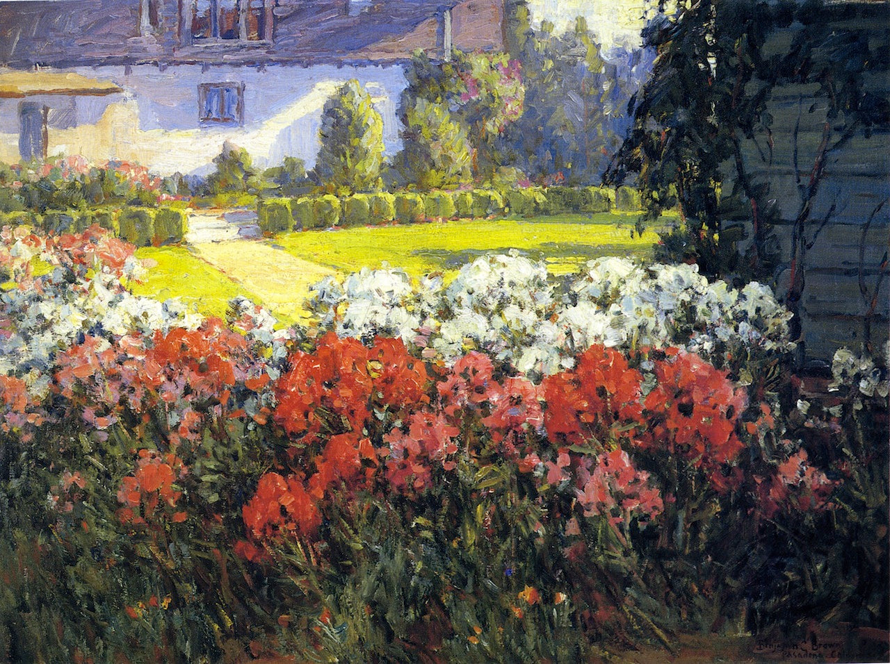 Joyous Garden by Benjamin Chambers Brown,A3(16x12")Poster