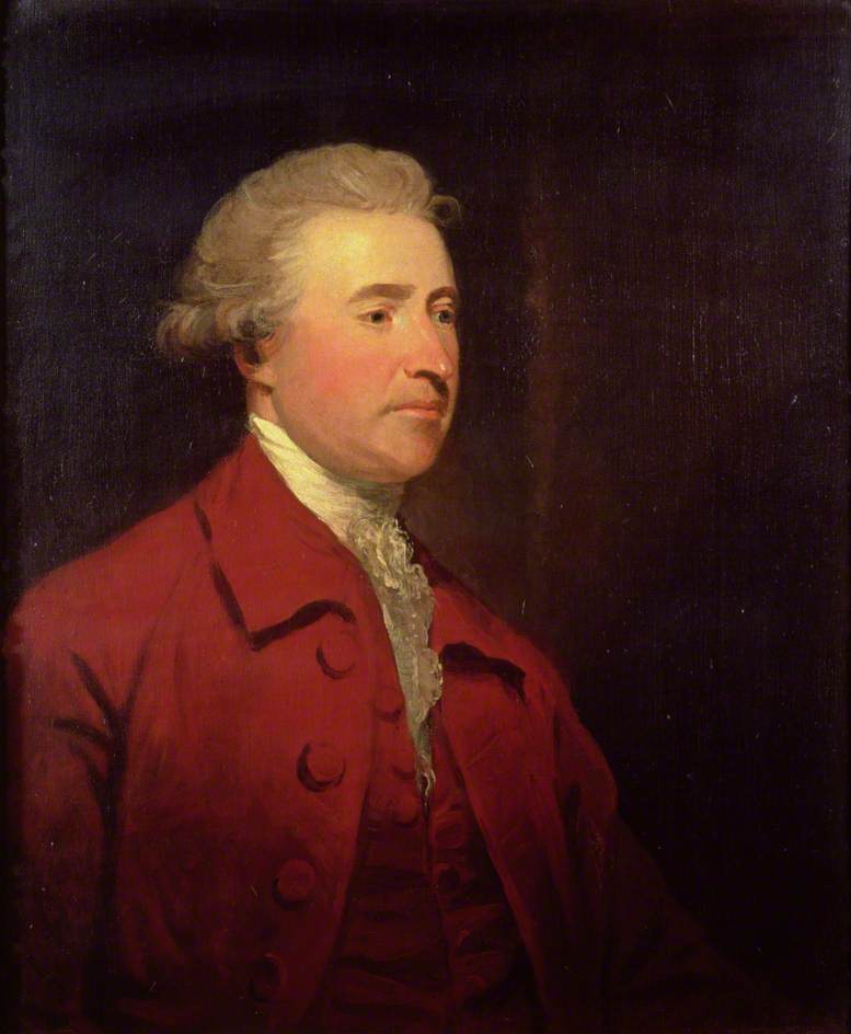 Edmund Burke, vintage artwork by James Northcote, 12x8" (A4) Poster