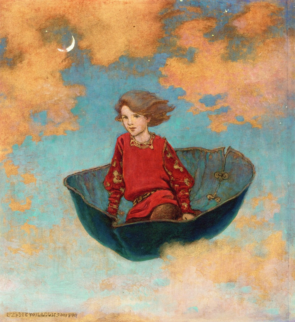 The Little Lame Prince, vintage artwork by Jessie Willcox Smith, 12x8" (A4) Poster