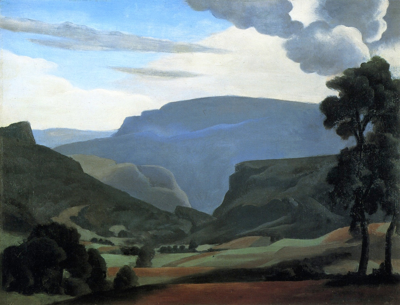 Landscape at Hauteville by Roger de la Fresnaye,16x12(A3) Poster