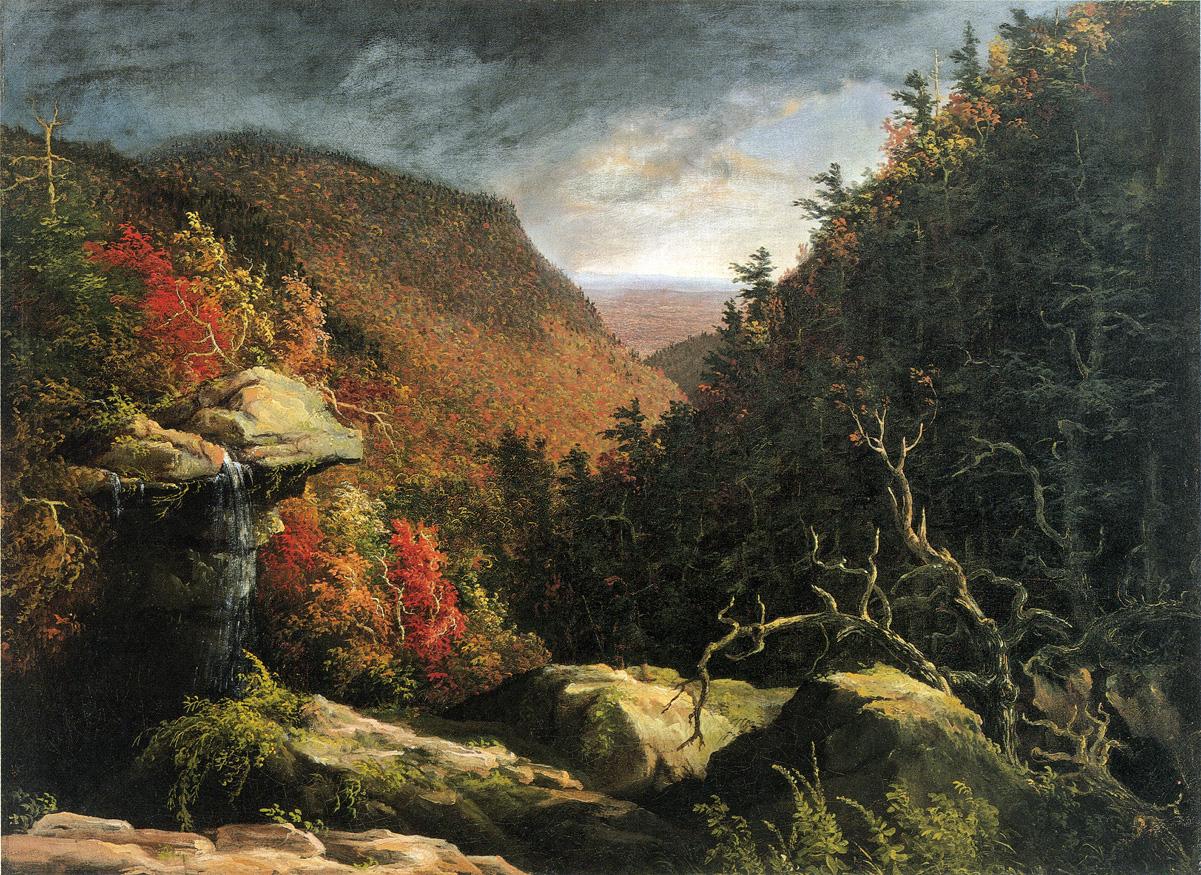 The Clove, Catskills, vintage artwork by Thomas Cole, A3 (16x12") Poster Print